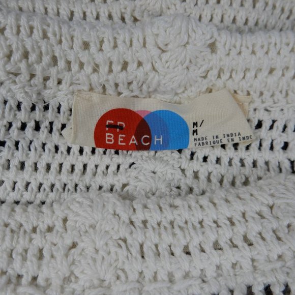 Free People FP BEACH Donni Sweater SET Size M Midi Skirt Tank Top Crochet NEW - Picture 11 of 12